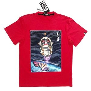 NWT Black Keys Size M Red T Shirt with Star Boy